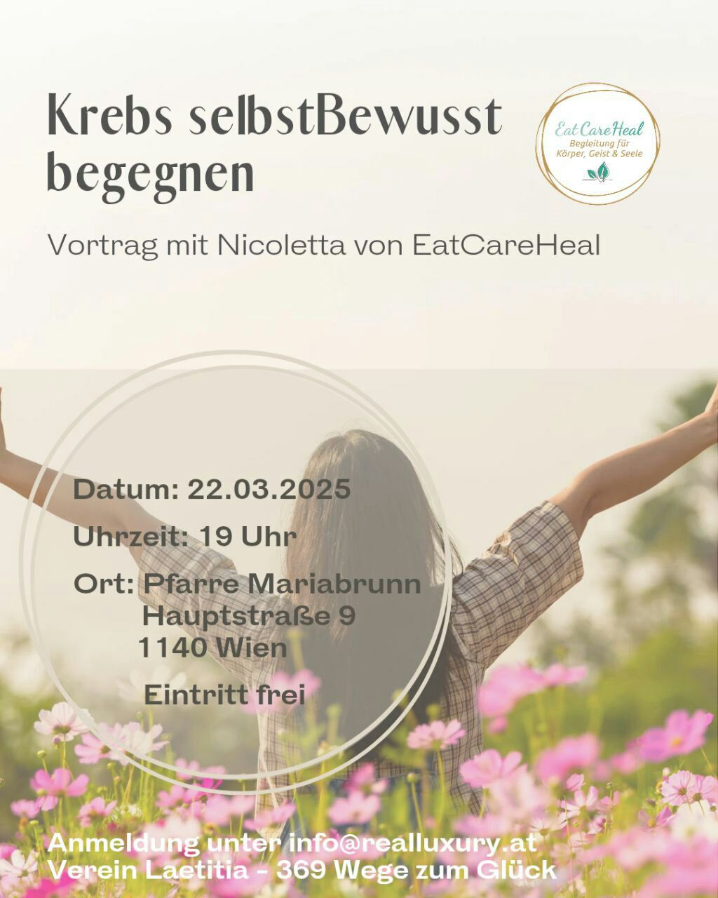 Vortrag „Krebs selbstBewusst begegnen“